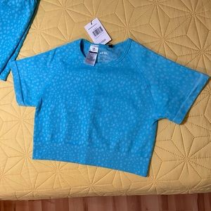 Evolve Speckle Seamless Crop Top — XL